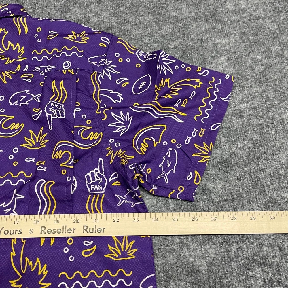 LSU Tigers Shirt Mens Large Purple Columbia PFG Super Slack Tide Vented NCAA - Picture 13 of 14